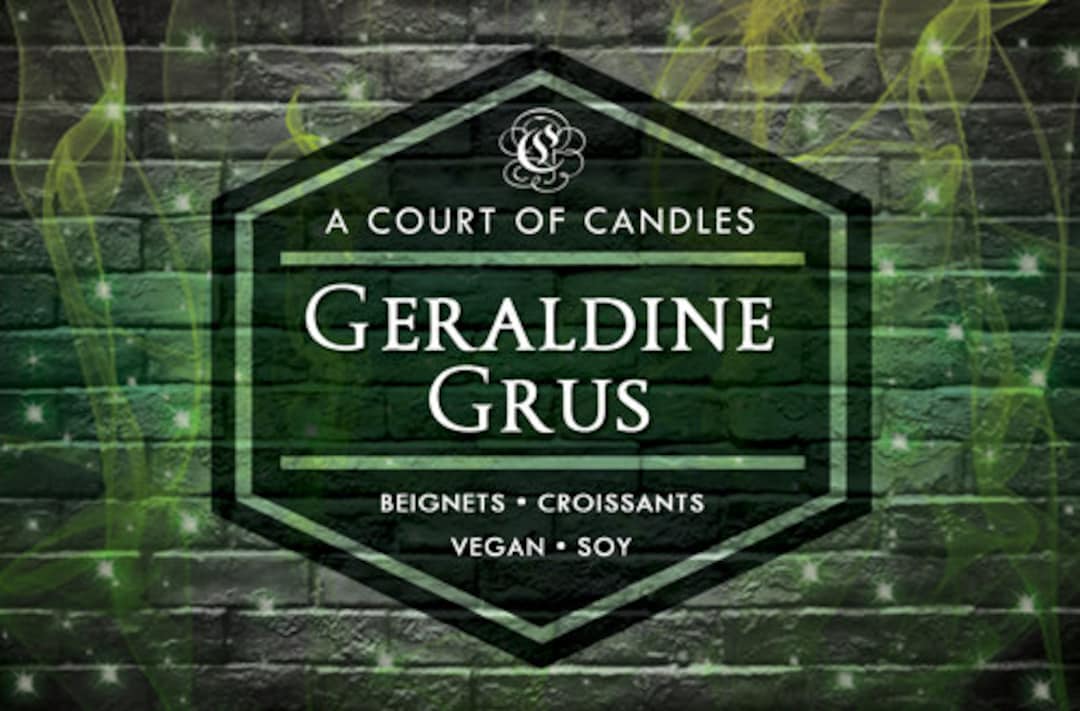 Geraldine Grus Zodiac Academy Series 9oz Soy Candle Etsy