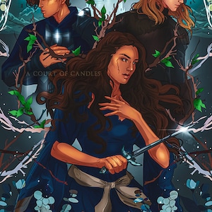 Art Print - Cursebreaker / Rhen, Grey, Harper - ACOC Exclusive - Art by Jemlin C.
