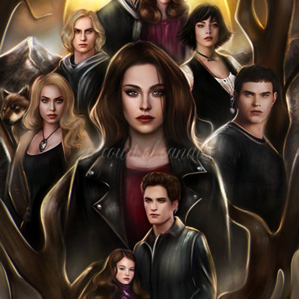 Art Print - The Cullens - Twilight - ACOC Exclusive