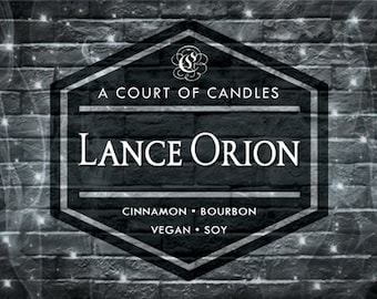 Lance Orion - Zodiac Academy Series - 9oz Soy Candle