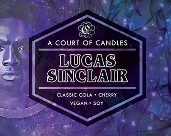 Lucas Sinclair - 9oz Soy Wax Candle - Stranger Things