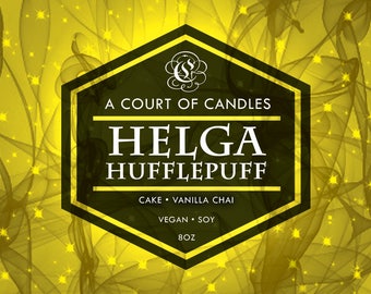 Helga Hufflepuff - 100% Soy Wax Candle 9oz