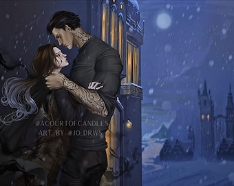 Art Print - Teach Me How to Shield (Xaden & Violet)- Fourth Wing - ACOC Exclusive