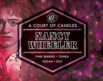 Nancy Wheeler - 9oz Soy Wax Candle - Stranger Things