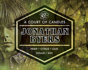 Jonathan Byers - 9oz Soy Wax Candle - Stranger Things