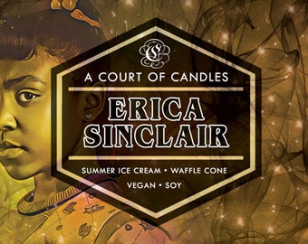 Erica Sinclair - 9oz Soy Wax Candle - Stranger Things