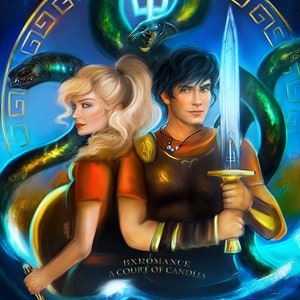 Art Print - Annabeth & Percy Jackson by BxRomance - ACOC Exclusive