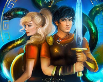 Art Print - Annabeth & Percy Jackson by BxRomance - ACOC Exclusive