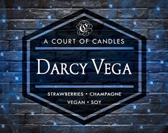Darcy Vega - Zodiac Academy Series - 9oz Soy Candle