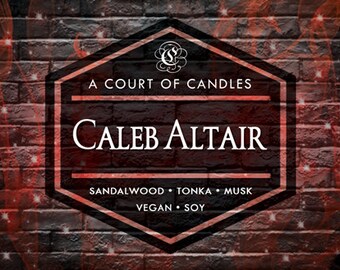 Caleb Altair - Zodiac Academy Series - 9oz Soy Candle
