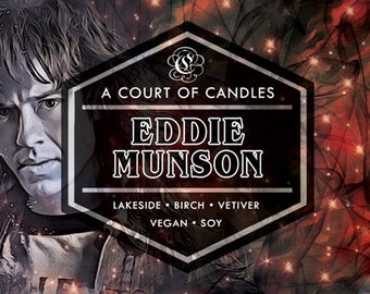 Eddie Munson - 9oz Soy Wax Candle - Stranger Things