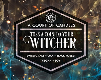 Toss A Coin To Your Witcher - Soy Wax Candle - The Witcher