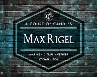 Max Rigel - Zodiac Academy Series - 9oz Soy Candle