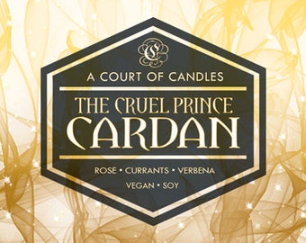 Cardan - 9oz Soy Wax Candle - The Cruel Prince