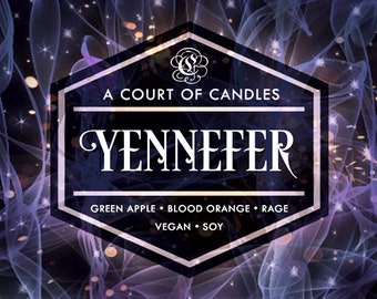 Yennefer - Soy Wax Candle - The Witcher