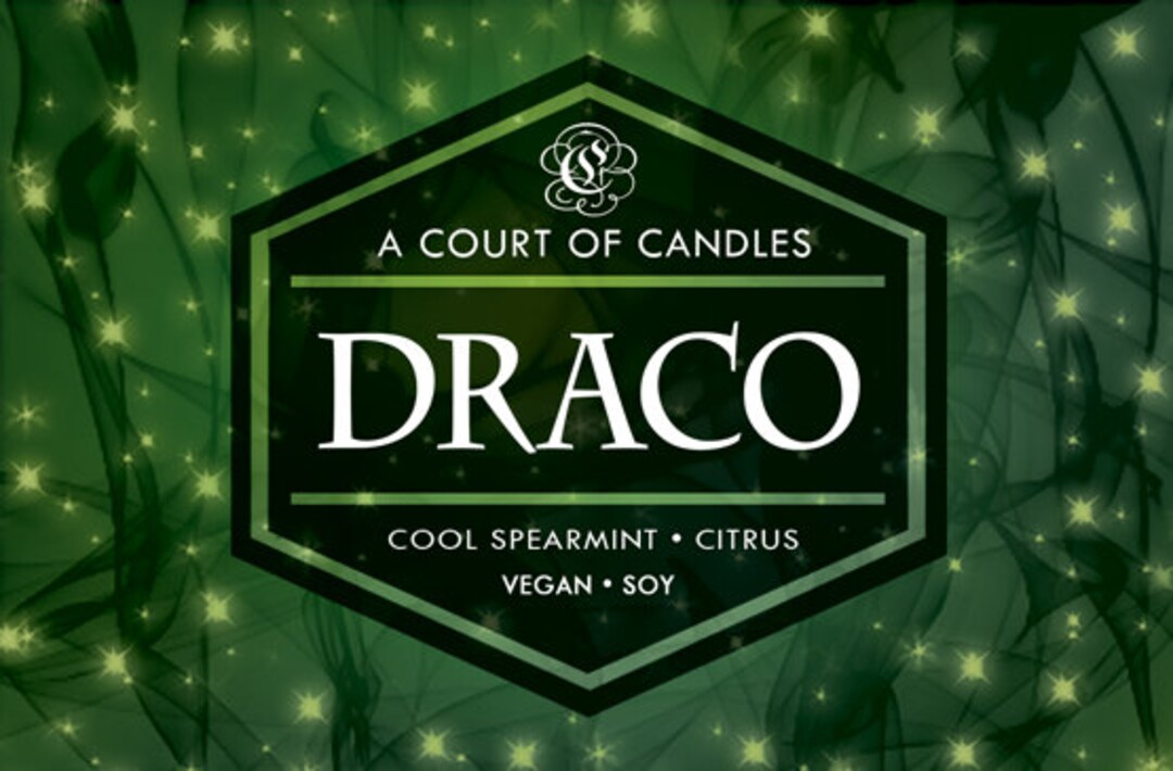 Draco - 9oz Soy Wax Candle - Etsy