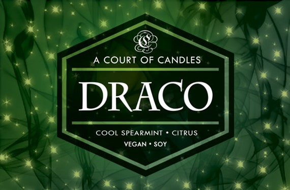 Draco - 9oz Soy Wax Candle - Etsy
