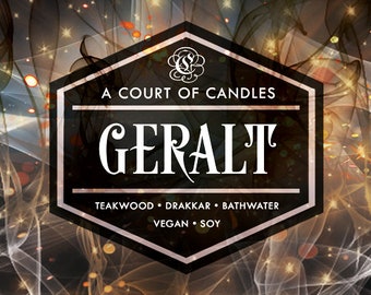 Geralt - Soy Wax Candle - The Witcher