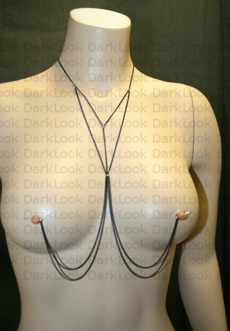 also available in hypoallergenic chain on demand Nipples jewelry Nipple piercing Jewelry