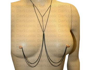 Nipples jewelry, Nipple piercing Jewelry, also available in hypoallergenic chain on demand