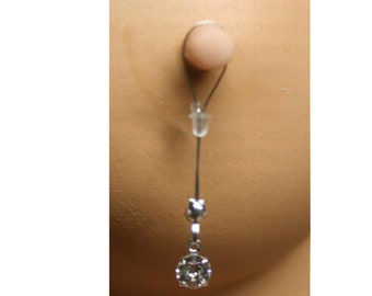 fake Nipples piercing jewelry,Zircon