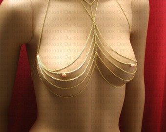 body chain,body jewelry,bra