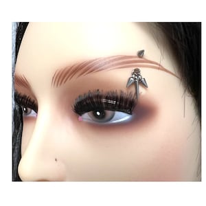 Spike Eyebrow Barbell: 316L Stainless Steel Curved Piercing (8mm)