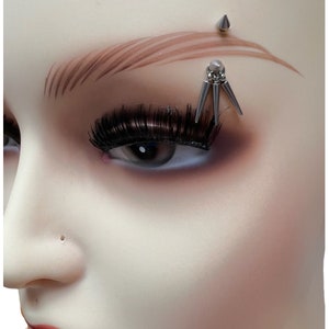 Eyebrow jewelry , Eyebrow ring, Eyebrow barbell, Eyebrow bar, curved piercing jewelry
