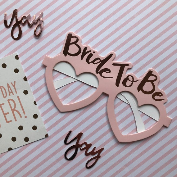 Rose Gold Blush Hen Do Gift For The Bride Hen Do Gift Present Bride To Be Heart