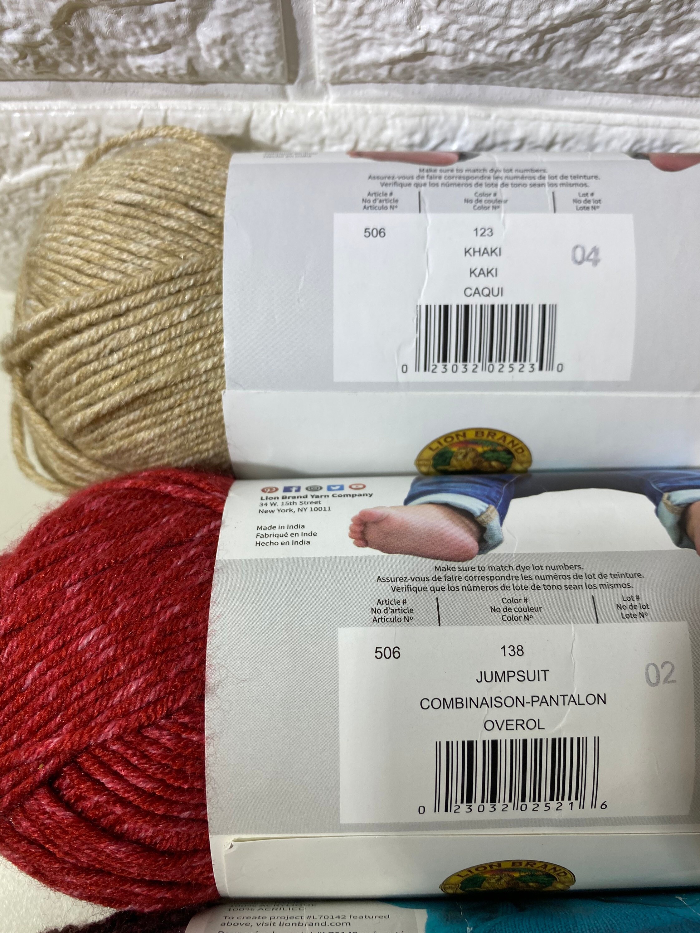 Jeans yarn from lion brand yarns 100 acrylic 3.5 oz 100g Etsy