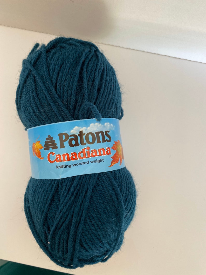 Patons canadiana yarn knitting worsted weight 3.5oz 100g Etsy