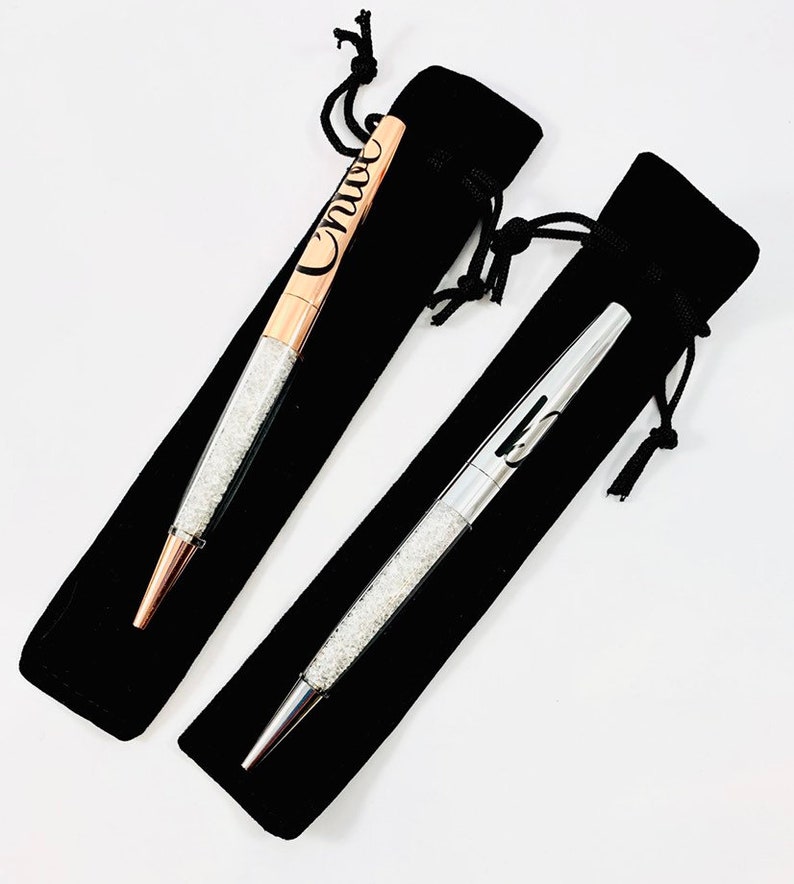 Rose Gold Personalized Pen Guest Book Pens Customized Pens Etsy