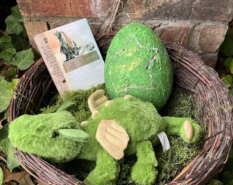 Hatchable Dragon Egg - Green Forest Dragon