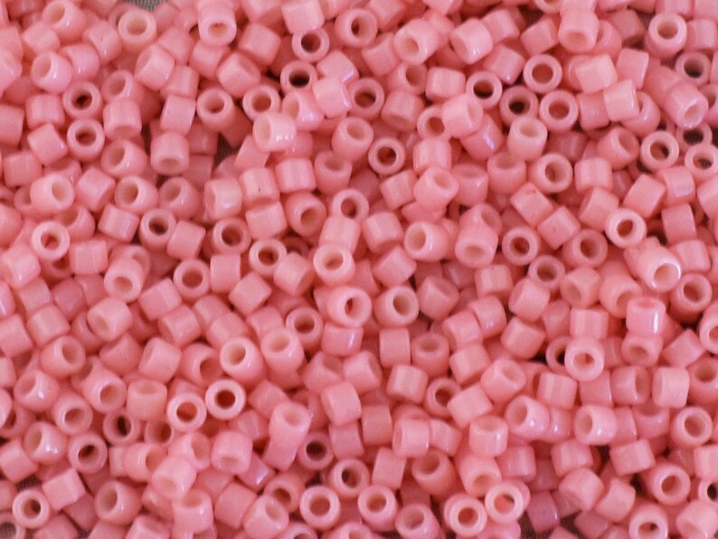 Opaque Bubblegum Pink Duracoat 855 5 grams Size 11 DB2113- Miyuki Delica Delica Beads