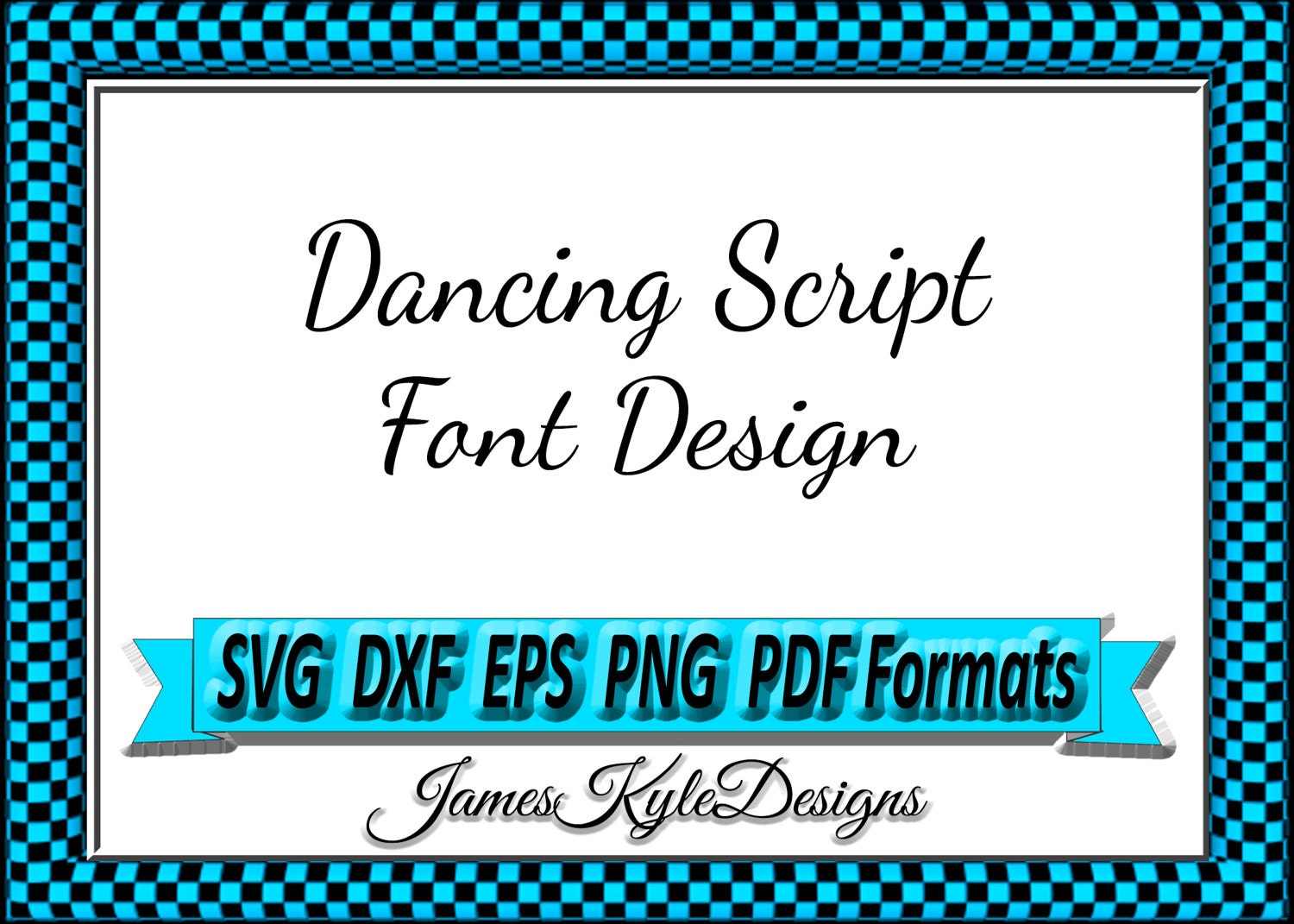 Dancing Script Font Design Files For Use With Your ...