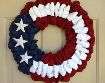 Americana,  Best Seller Patriotic, American Flag Wreath,4th of July, Memorial Day, Veterans Day, Red White and Blue, Fathers Day