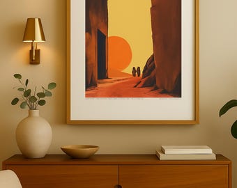 He is Risen / Matthew 28 Limited Print - Poetic Scripture Co