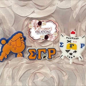 Sigma Gamma Rho Sorority Inspired Shoe Charms