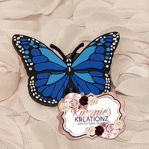 Large Butterfly Shoe Charm