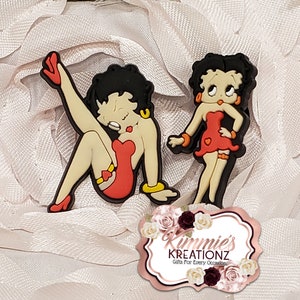 Betty Boop Inspired Shoe Charms