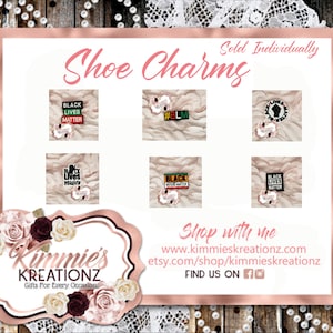 Black Lives Matter Shoe Charms