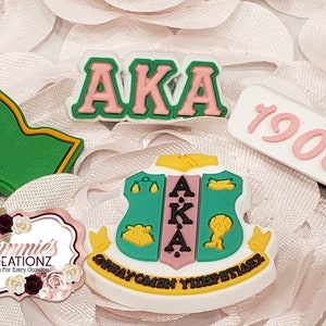 AKA Inspired Shoe Charms / Sold Individually