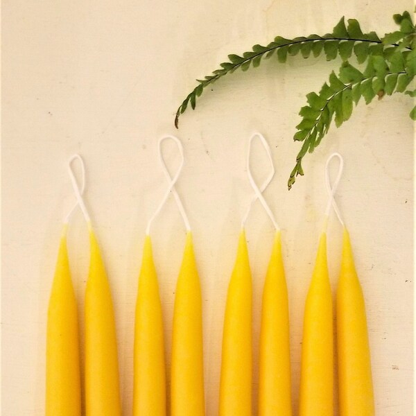 Hand Dipped Candles Joined Wicks Etsy