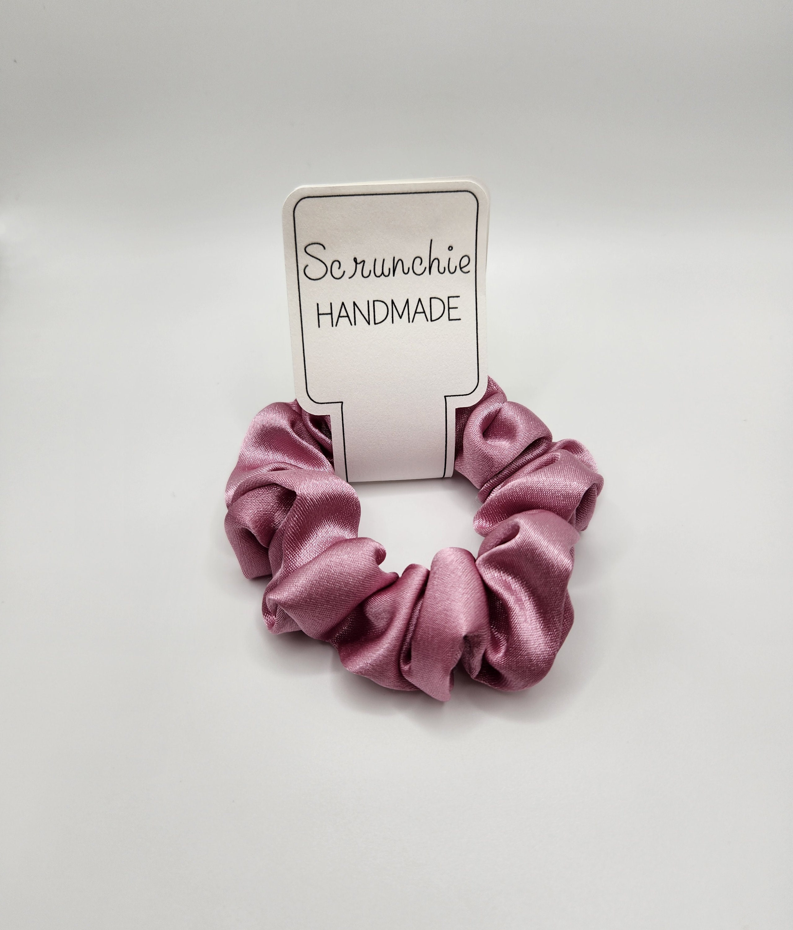 LV Inspired Scrunchie - Silky Pink - Designer Handmade