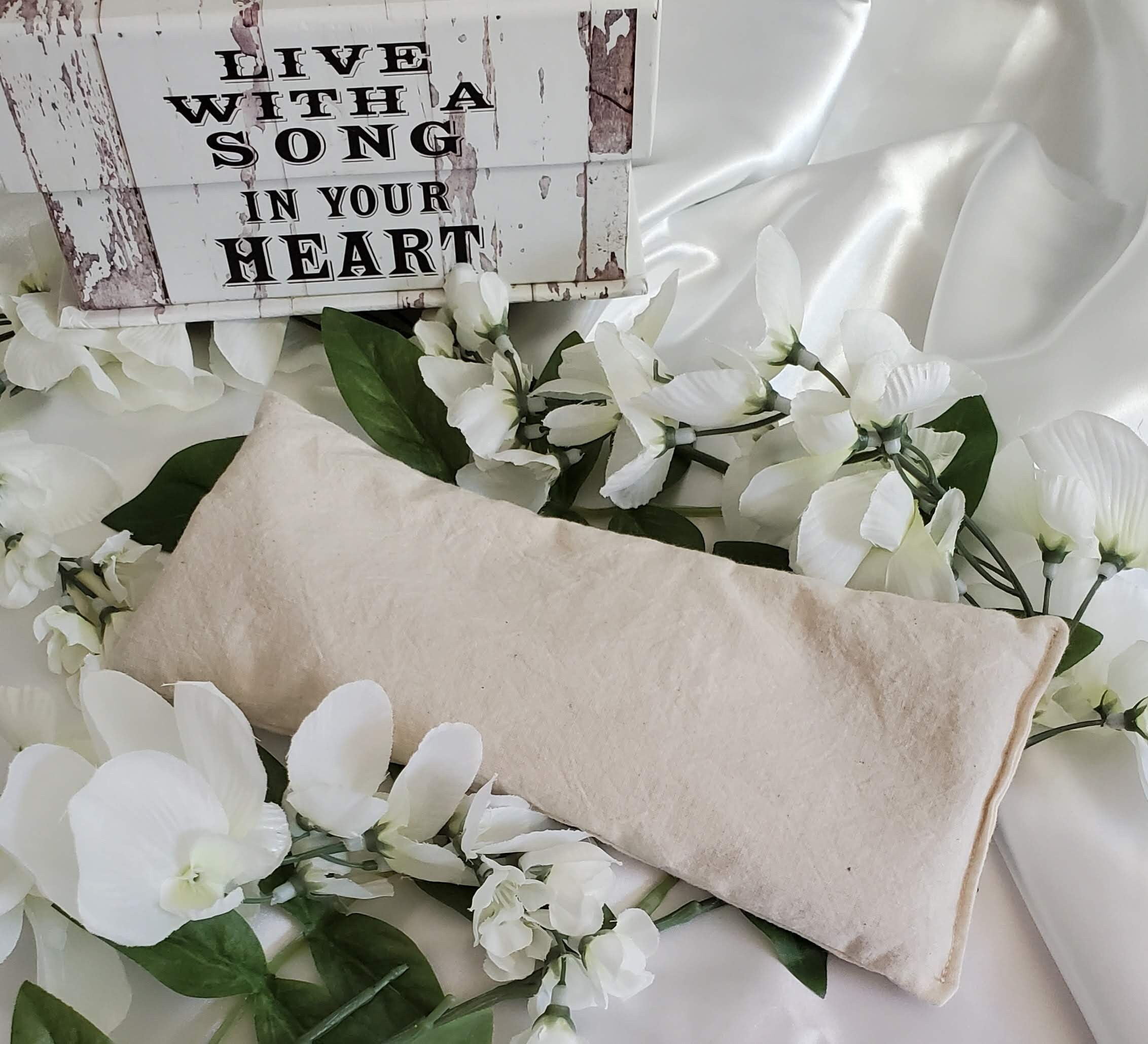 Satin Eye Pillow Lavender Eye Pillow Aromatherapy Eye Etsy