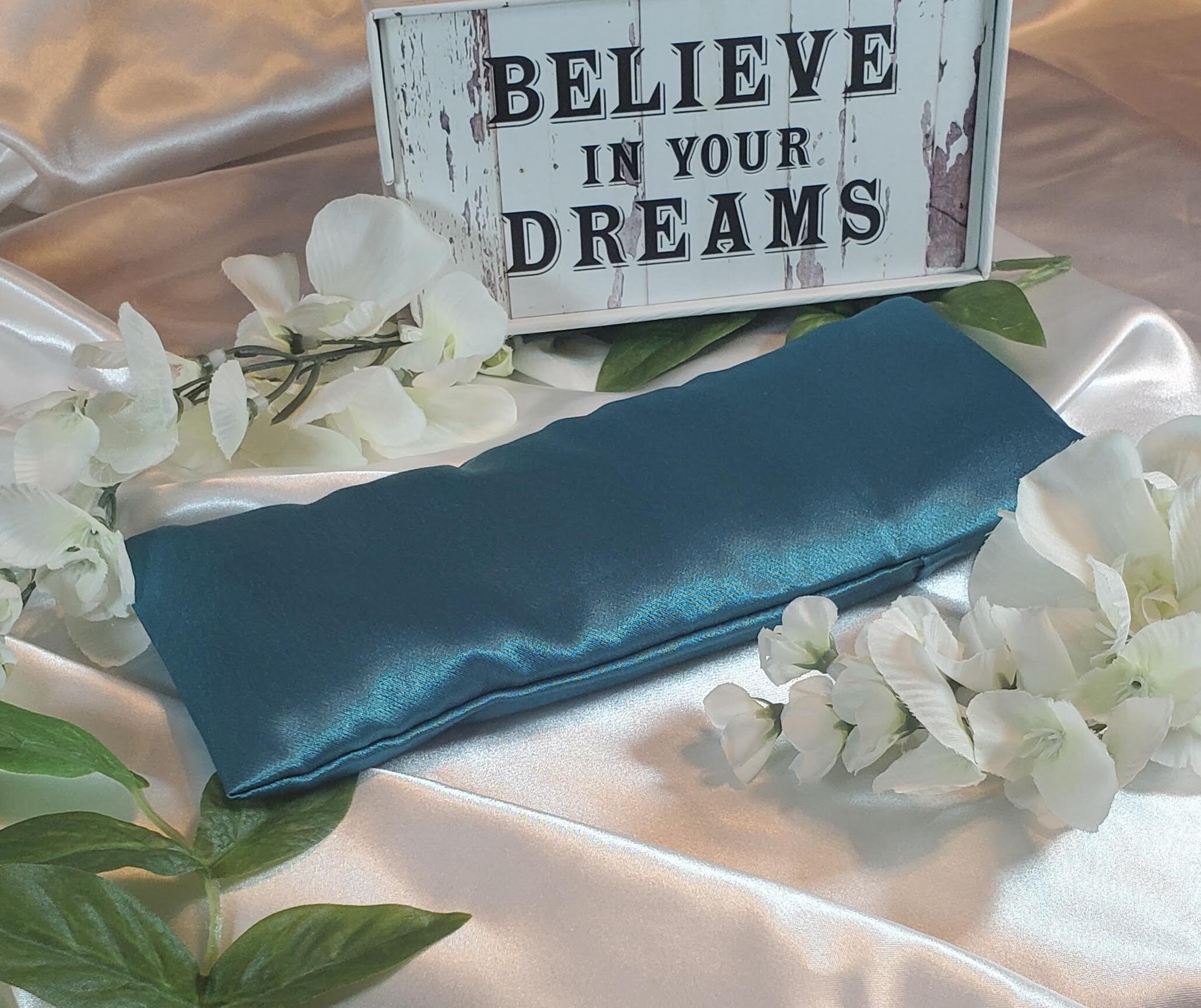 Satin Eye Pillow Lavender Eye Pillow Aromatherapy Eye Etsy