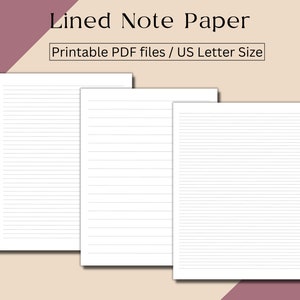 Papier w linie do list zakupów, notatek z wykładów, list rzeczy do zrobienia, prowadzenia dziennika i nie tylko