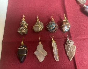 Wire Wrapped Pendants