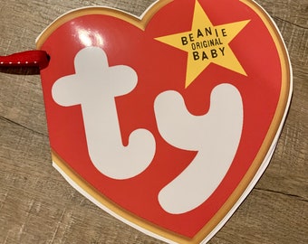 ty beanie baby tag for dog