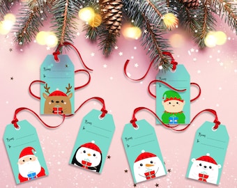 Holiday Gift Tags - Christmas Printables -- Download and Print!